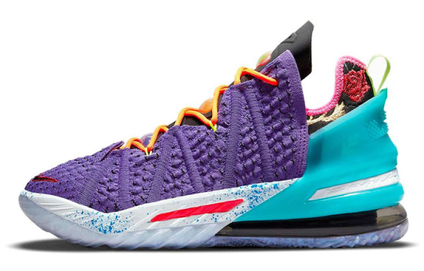Nike Lebron 18 Баскетбольные кроссовки MID Топ Мужской