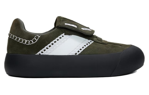 GOOD BAI Кроссовки для скейтбординга Low Top Оливково-зеленый Унисекс