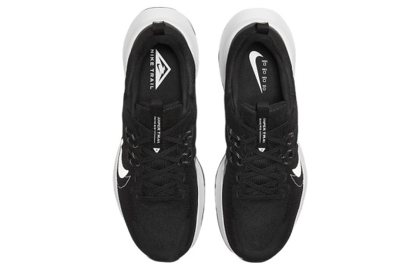 Nike Juniper Trail 2 Устойчивый к истиранию Дышащие Низкие Кроссовки для Беговых Пути Мужские Черные