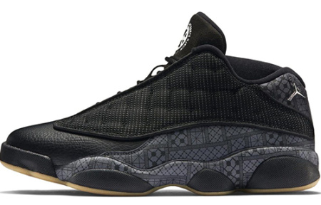 Jordan Air Jordan 13 Ретро Low Quai 54 Low Топ Винтажные баскетбольные кроссовки Мужской Серый черный