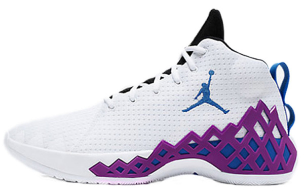 Jordan Jumpman Diamond Амортизация Нижняя юбка Резистентная Легкий MID Баскетбольные кроссовки Мужской
