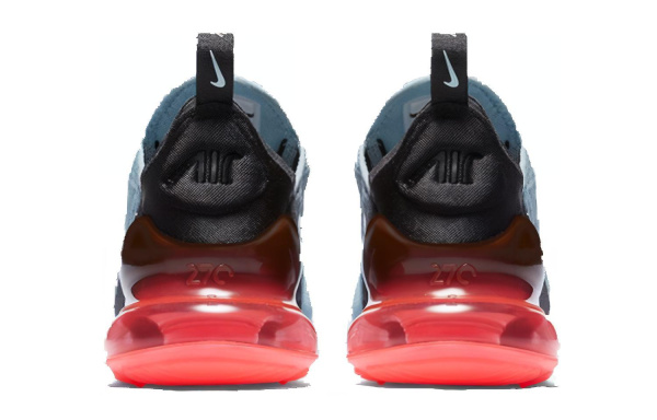 Nike Air Max 270 Low Беговые кроссовки Женские Черный Синий Красный