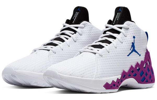 Jordan Jumpman Diamond Амортизация Нижняя юбка Резистентная Легкий MID Баскетбольные кроссовки Мужской