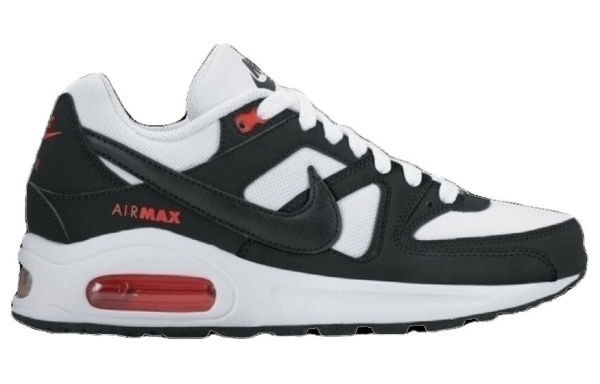 Nike Air Max Command Low Топ Air Cushion Повседневные Беговые Кроссовки Женские Черно-белые
