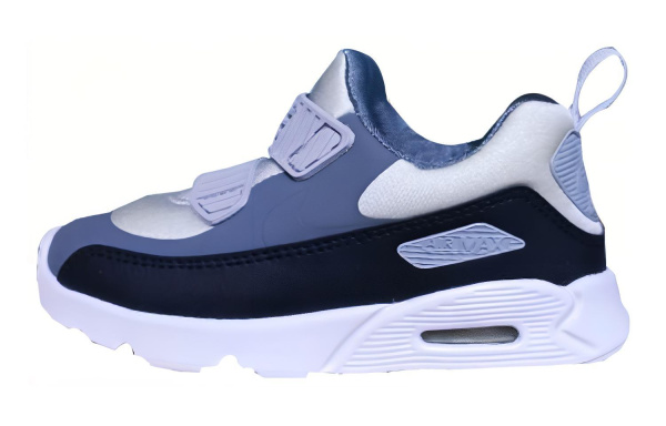 Nike Air Max TINY 90 Детская обувь, низкий верх, серый цвет, для малышей