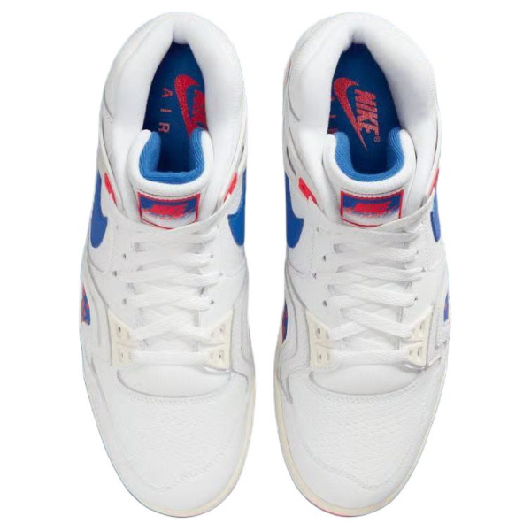 Nike Air Tech Challenge 2 Slip-Resistant Abrasion-Resistant MID Топ Тренировочные Кроссовки Мужские Белые Синие
