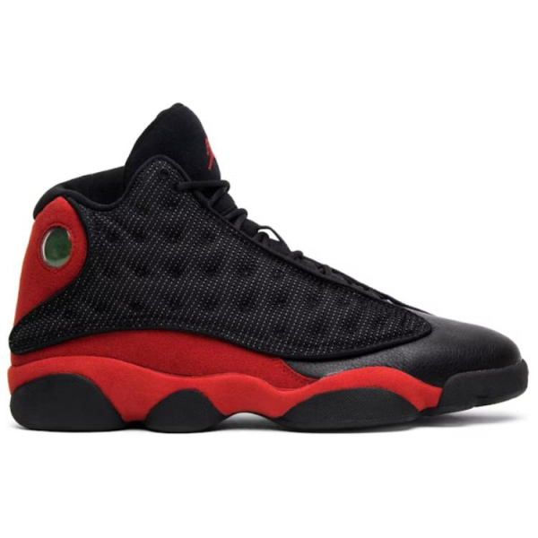 Jordan Air Jordan 13 Ретро Темно-красный цвет Амортизаторы Нижняя юбка Резистентный Высокий Топ Винтажные баскетбольные кроссовки Мужской Черно-красный
