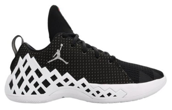 Jordan Jumpman Diamond Low Топ Баскетбольные кроссовки Мужской Черный Белый