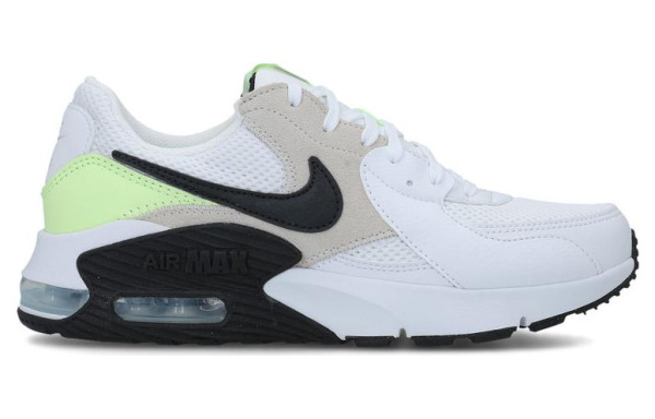 Nike Air Max Excee Low Топ Марафон Беговые кроссовки Женские Черный Белый Зеленый