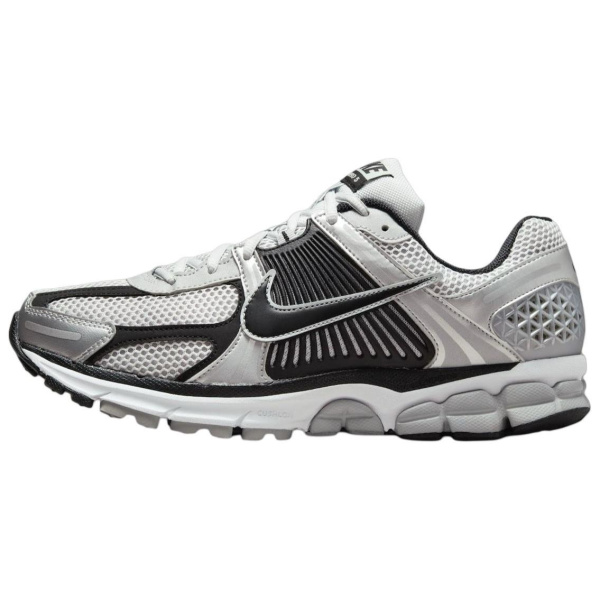 Nike Air Zoom Vomero 5 Беговые кроссовки Низкий топ Серебряный Черный Мужской