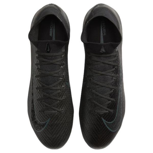 Nike Mercurial Superfly 10 Slip-Resistant Abrasion-Resistant Football Cleats Unisex Black Найк Меркуриал Суперфлай 10 Противоскользящие Устойчивые к Износу Футбольные Бутсы Унисекс Черные
