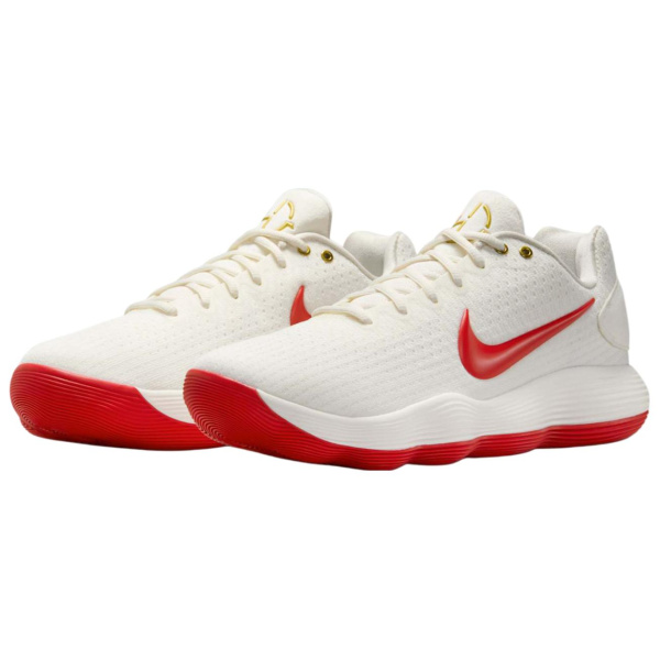 Nike Hyperdunk 2017 Slip-resistant Abrasion-resistant Low-top Basketball Shoes Men's White Red Найк Хипердунк 2017 Противоскользящий Устойчивый к истиранию Низкий Топ Баскетбольные Кроссовки Мужские Белый Красный