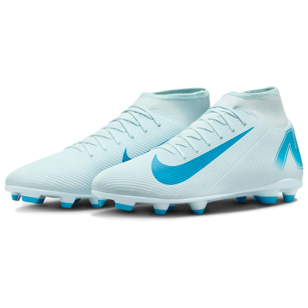 Nike Mercurial Superfly 10 MG MULTI Ground Slip-resistant Abrasion-resistant Football Cleats Unisex Blue Найк Меркуриал Суперфлай 10 MG MULTI Ground Противоскользящие Устойчивые к истиранию Футбольные бутсы Унисекс Синий