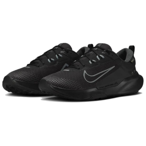Nike Juniper Trail 2 Водонепроницаемый Низкий Топ Trail Беговые кроссовки Мужской Черный Серый