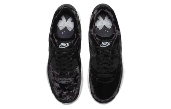 Nike Air Max 90 Детская повседневная обувь Низкий верх Черно-белая панда Для школьного возраста