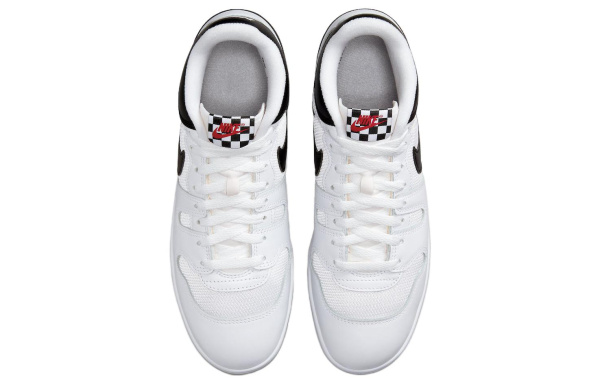 Nike Mac Attack 'Черный и Белый' Устойчивые к истиранию Дышащие Низкие Кроссовки для скейтбординга Унисекс Белый и Синий