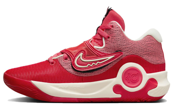 Nike KD Trey 5 X Амортизация Износостойкие Низкие Баскетбольные Кроссовки Унисекс Красный
