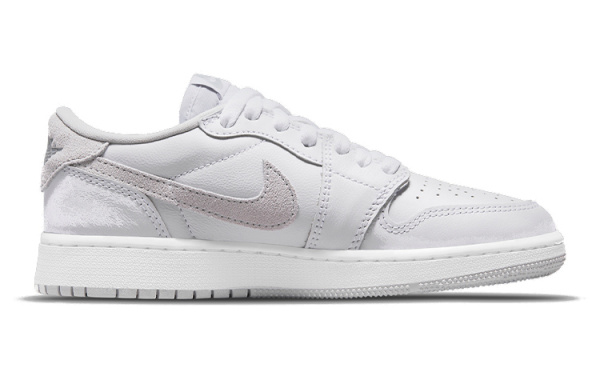 Jordan Air Jordan 1 Low OG Neutral GREY Low Топ Винтажные баскетбольные кроссовки Женские Серый белый