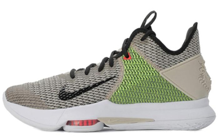 Nike Witness 4 LeBron EP Non Slip Легкий MID Баскетбольные кроссовки для игры Мужской Серый
