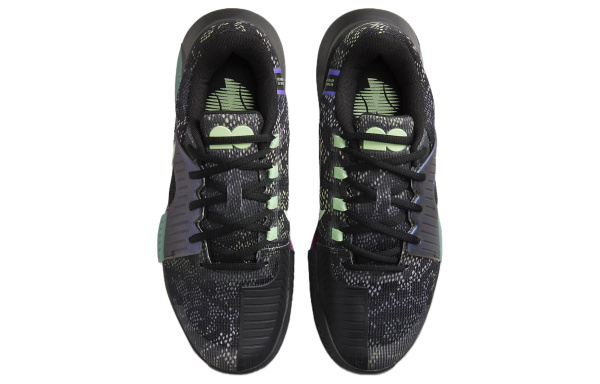 Nike Air Zoom GP Challenge 1 Устойчивые к истиранию Низкие Кроссовки для тенниса Женские Черный Синий Белый