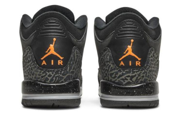 Jordan Air Jordan 3 Retro Fear MID Топ Винтажные Баскетбольные Кроссовки Женские Черные