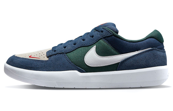 Nike SB Force 58 Low Топ Скейтборд Кроссовки Унисекс Синий Зеленый