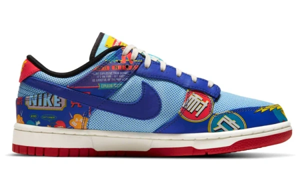 NIKE Dunk Кроссовки для скейтбординга Низкие Женские