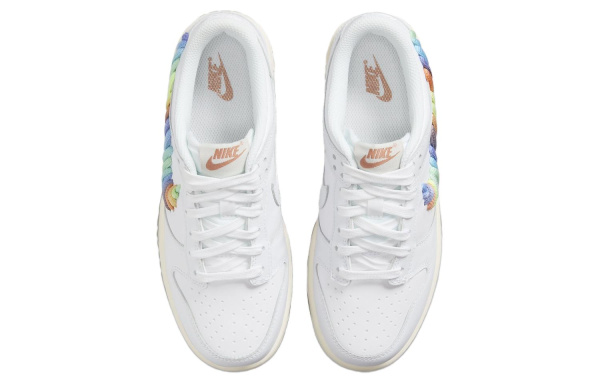 NIKE Dunk Детские Скейтбординги Низкие Белые Унисекс