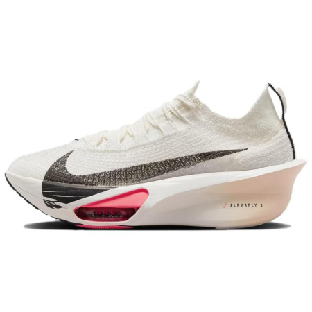 Nike Alphafly 3 Беговые кроссовки Низкий Топ Парус Белый/Светлый And Темно-красный/Черный Женские