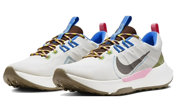 Nike Juniper Trail 2 Дышащий и Легкий Низкие Кроссовки для Бега на Трассе Мужские Белый Зеленый Черный