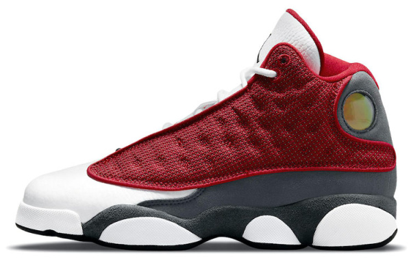 Jordan Air Jordan 13 Retro 'Flint' High Top Винтажные баскетбольные кроссовки Мужской Серый Белый Красный