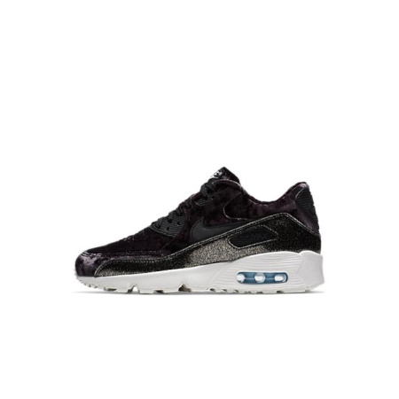 Nike Air Max 90 Детская повседневная обувь Низкий верх Черно-белая панда Для школьного возраста