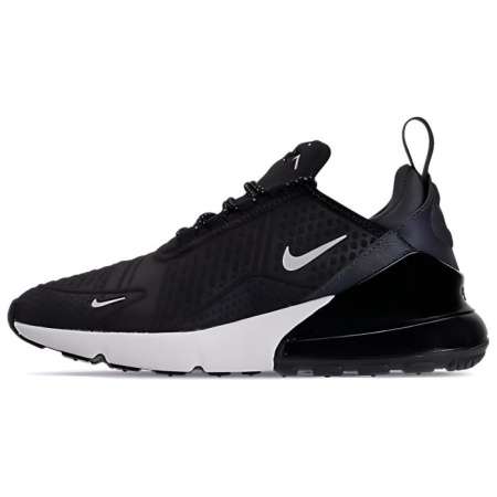 Nike Air Max 270 Дышащие Низкие Кроссовки для Бега Женские Черные Белые