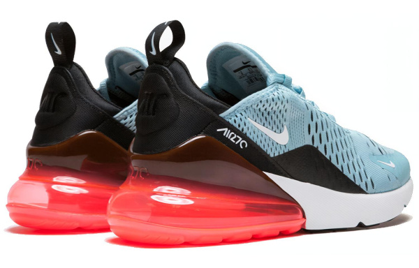 Nike Air Max 270 Low Беговые кроссовки Женские Черный Синий Красный