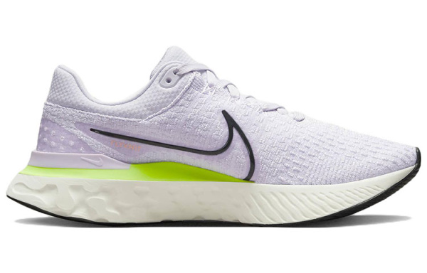 Nike React Infinity Run Flyknit 3 Low Топ Тренировочные Беговые Кроссовки Мужские Фиолетовые