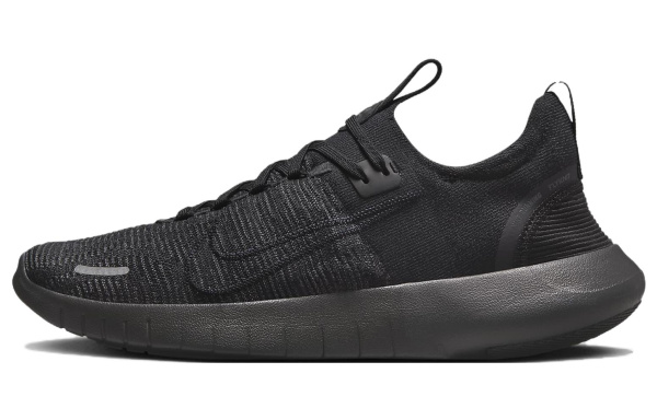 Nike Free RN Slip-Resistant Low Top Повседневные Беговые Кроссовки Мужские Черные