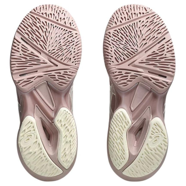 Asics Solution Speed FF 3 Устойчивые к истиранию Дышащие Поддерживающие Низкие Кроссовки для тенниса Женские Розовые Бежевые