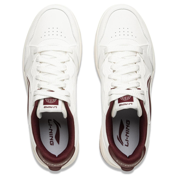 LINING Tianji Soft Нижняя юбка Устойчивая к истиранию Амортизация Легкий Низкий Топ Скейтборд Кроссовки Мужские Белый Фиолетовый