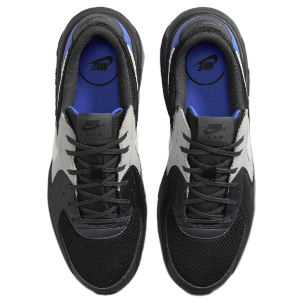 Nike Low Топ Беговые кроссовки Мужской Черный Серый Синий