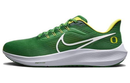 Nike Air Zoom Pegasus 39 Амортизаторы Slip-resistant Низкий топ Марафон Беговые кроссовки Мужские Зеленый Белый