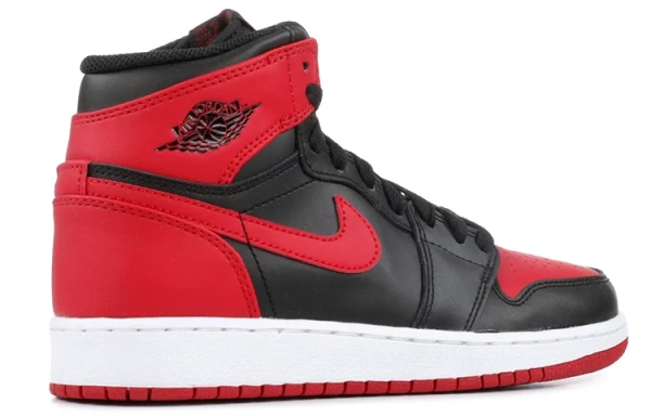 Jordan Air Jordan 1 Детские баскетбольные кроссовки Высокие Топы для школьного возраста