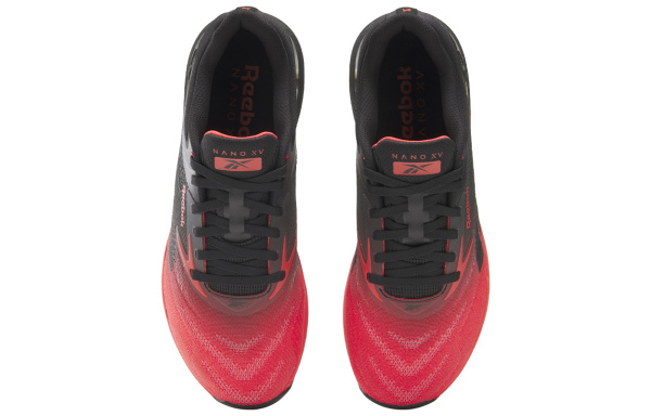 reebok Беговые кроссовки Низкие Черные / Красные Унисекс