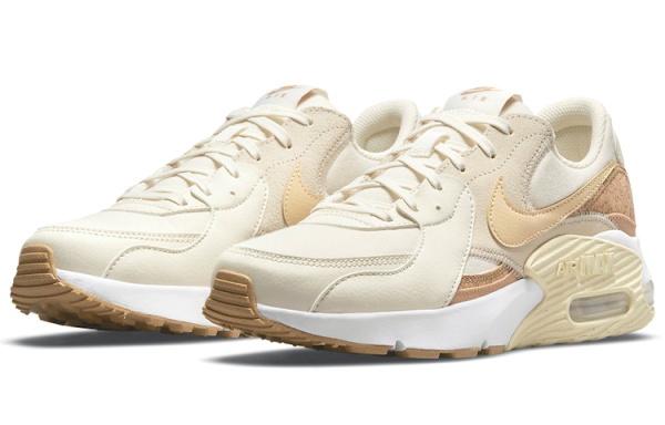 Nike Air Max Excee Low Топ Повседневные Беговые Кроссовки Женские Абрикос