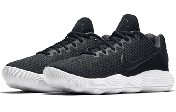 Nike Hyperdunk 2017 Low Топ Баскетбольные кроссовки Мужской Черный Белый