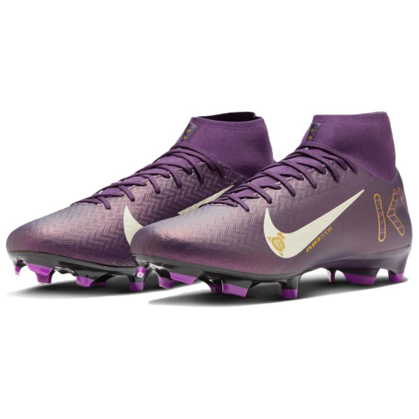 Nike Mercurial Superfly 10 Slip-Resistant Abrasion-Resistant Football Cleats Unisex Purple Найк Меркуриал Суперфлай 10 Противоскользящие Устойчивые к Износу Футбольные Бутсы Унисекс Фиолетовый