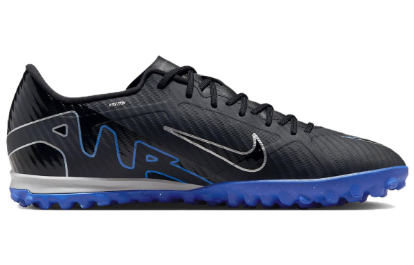 Nike Mercurial Vapor 15 TF Шипы Твердый Грунт Искусственные Шипы Футбольные Бутсы Унисекс Черный