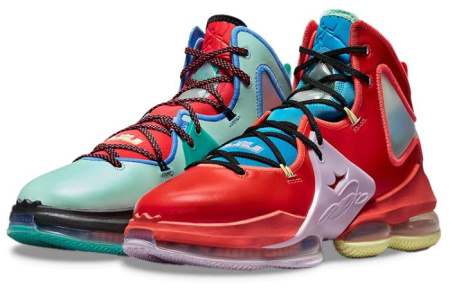 Nike Lebron 19 EP 'The Карта' Джеймс 19 High Топ Баскетбольные кроссовки для игры Мужской Многоцветный Азиатская Версия
