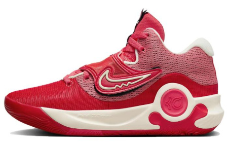 Nike KD Trey 5 X Амортизация Износостойкие Низкие Баскетбольные Кроссовки Унисекс Красный