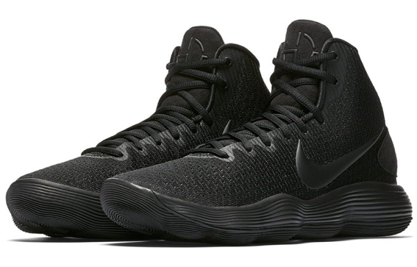 Nike Hyperdunk 2017 Амортизаторы Устойчивые к истиранию Высокие Баскетбольные Кроссовки Мужские Черные