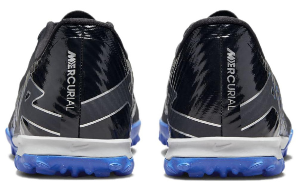 Nike Mercurial Vapor 15 TF Шипы Твердый Грунт Искусственные Шипы Футбольные Бутсы Унисекс Черный